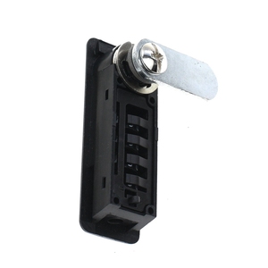 YH1203 Cylindre de serrure à came ABS à clé passe-partout en plastique pour armoires, tiroirs et boîtes de dons - Product Image 3