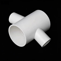 Raccord en PVC-U réducteur à filetage femelle, croisillon à 4 voies, connecteur d'angle pour sortie latérale, pour plomberie et alimentation en eau