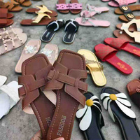 Neue Modische Damen- und Mädchen-Sandalen im Koreanischen Stil aus Echtem Leder Flache Sommersandalen Atmungsaktives Mesh für Alltag und Shopping