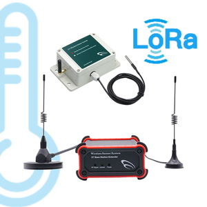 เซ็นเซอร์วัดอุณหภูมิไร้สาย 433 MHz ระยะ 5000 เมตร ระบบควบคุมสภาพอากาศอัจฉริยะขนาดเล็ก ช่วงอุณหภูมิ -55 องศาเซลเซียส ถึง 125 องศาเซลเซียส สำหรับโรงเรือน - Product Image 5