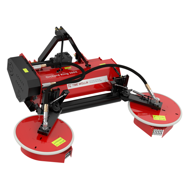 Orchard King 300X Double Side Disc Flail Mower for Narrow Line Spacing Featuring Core Gearbox Components