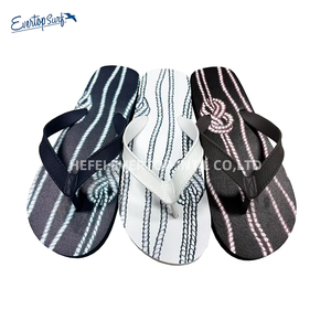 Tongs personnalisées en gros avec imprimé corde <span class=keywords><strong>nautique</strong></span>, sandales antidérapantes en EVA pour la plage, la maison et les loisirs - Product Image 3