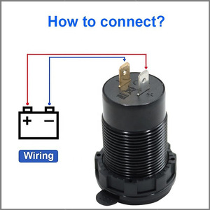 ช่องเสียบ USB 12V แบบมีสาย ชาร์จได้หลายพอร์ต, ช่องเสียบ USB-C แบบคู่ PD3.0 และช่องเสียบในรถยนต์แบบ Quick Charge 3.0 พร้อมสวิตช์เปิด-ปิด, ที่ชาร์จเร็ว - Product Image 4