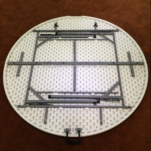 Bàn Gấp Tròn 60 <span class=keywords><strong>Inch</strong></span> Cho Tiệc Và Đám Cưới, Bàn Tiệc Tròn Được Sử Dụng Để Bán, Bàn Ăn Nửa Mặt Trăng - Product Image 2