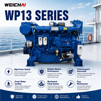 Moteur diesel marin à rampe commune WEICHAI WP13C550-21E121 de 550 CV, 405 kW, 2100 tr/min, 12,54 L pour la propulsion principale des navires de travail et de transport de marchandises