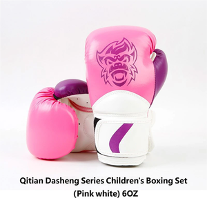 Adult Boxing <strong>Gloves</strong> for Sanda Training Hand <strong>Grips</strong> Cowhide Adjustable Strap Youth Size Parental-Child Boxing <strong>Gloves</strong> - Product Image 4