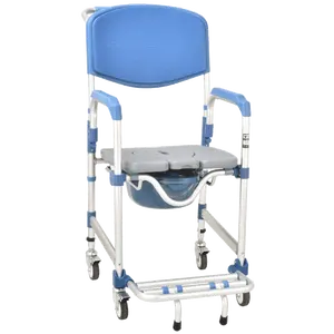 स्नान कुर्सी foldable शौचालय बौछार स्नान कुर्सी के लिए कमोड कुर्सी ऊंचाई समायोज्य है