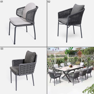 Chaise <span class=keywords><strong>de</strong></span> salle à manger en bois tressé, chaise <span class=keywords><strong>de</strong></span> <span class=keywords><strong>jardin</strong></span> en rotin tressé en PVC, canapé en rotin, meubles en teck, sillas se mimbre tejidas a <span class=keywords><strong>mano</strong></span> - Product Image 4