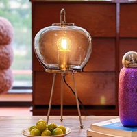 Lampe de table avec abat-jour en verre, lampes de bureau, nouveaux articles tendance et très vendus pour 2027