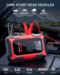 <span class=keywords><strong>GOOLOO</strong></span> A3 3-in-1 Starthilfegerät mit 3000A Hochleistungsstartstrom und 12000mAh Reifenluftpumpe für LKW - Product Image 3