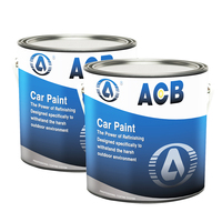 Peinture de réparation automobile usine chine revêtement automobile Polyester boîte Spray acrylique OEM ODM Auto peintures et finitions de voiture ACB