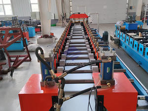 Taille de vente chaude 200-600mm rouleau de panneau d'étagère réglable formant la Machine support de stockage rouleau de palette formant la Machine - Product Image 2