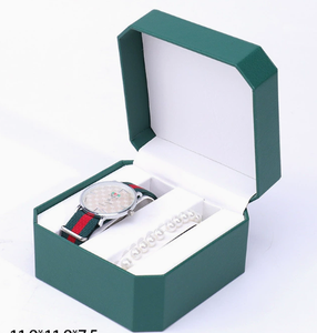 Custom OEM Logo High Quality Octagonal PU Leather Flip Watch Packaging <b>Box</b> Single Wristwatch Display Storage <b>Gift</b> <b>Box</b> - Product Image 1