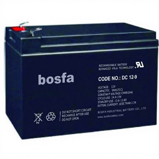 Sealed AGM Deep Cycle Rechargeable Lead Acid Battery 12V 9AH DC12-9 for Scooter Home Appliances & UPS with 10-Year Cycle Life
