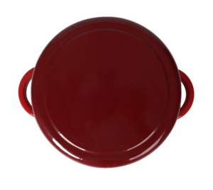 <span class=keywords><strong>Cocotte</strong></span> <span class=keywords><strong>en</strong></span> <span class=keywords><strong>fonte</strong></span> émaillée rouge classique de qualité commerciale, compatible induction, avec couvercle - Product Image 6