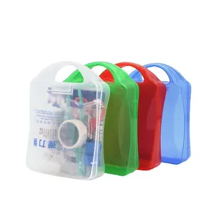 Scatola di pronto soccorso personalizzata di nuovo Design scatola di plastica per kit di pronto soccorso per la casa ed esterni di piccole dimensioni approvata ISO CE