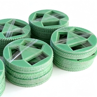 Plaque en fibre de verre époxy ignifuge FR-4 vert aqua, résistante aux hautes températures, pour isolation électrique des panneaux solaires et joints.