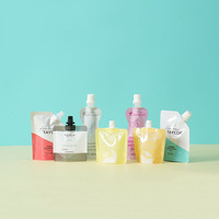 Emballage en plastique souple pour boissons, sac à bec verseur pour jus, impression numérique personnalisée avec logo, 150 ml, 250 ml, qualité alimentaire