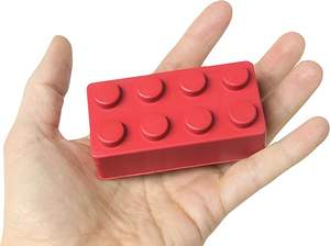 Promotional Imprint Building <b>Block</b> Stress Ball Soft Squeezable Anti Stress Brick Stress Relief Toys - Product Image 2