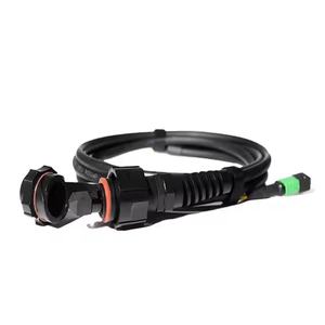 ODVA disetujui FTTA <span class=keywords><strong>Fiber</strong></span> 40G 100G 8 12 24core kabel optik MPO MTP konektor untuk 5G <span class=keywords><strong>RRU</strong></span> BBU <span class=keywords><strong>CPRI</strong></span> luar ruangan tahan air - Product Image 2