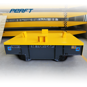 עגלת תובלה ממונעת מפלדה כבדה חדשה עם מערכת מסילות שטוחות חשמלית למפעל ייצור, ציוד לטיפול בחומרים - Product Image 6