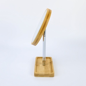 2025 nouveau <span class=keywords><strong>produit</strong></span> bambou debout led miroir trois couleurs fonction de stockage 7 pouces led miroir cadeau - Product Image 6
