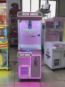 Máquina de Juego de Premios FUNMINI Operada con Monedas, Mini Clip, para un Jugador, con Muñecos de Peluche, Máquina Expendedora de Regalos, Máquina Recreativa con Luces Intermitentes - Product Image 6