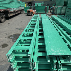 Fiberglass <b>Ladder</b> Cable Tray 011 Outdoor Fireproof Flame Retardant Hebei Manufacturer ISO9001 Certified - Product Image 3