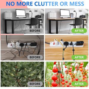 Bán Sỉ 50 cái 8 inch màu xanh lá cây móc & vòng lặp nhà máy quan hệ cáp đa chức năng Nylon quan hệ có thể điều chỉnh để hỗ trợ các nhà máy & dây leo - Product Image 3