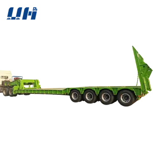易海拖车重型机械运输用低床半挂车