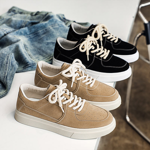 Chaussures de skate rétro à lacets avec logo personnalisé, doublure en mesh respirant, antidérapantes, légères, baskets décontractées pour hommes - Product Image 2