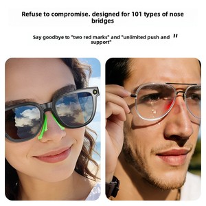 Nouvelle caméra multifonctionnelle IA pour lunettes, enregistrement vidéo 8 millions de pixels, monture TR90, bouton - Product Image 5