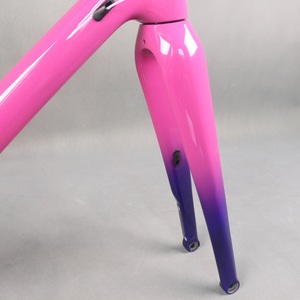 Cuadro de Bicicleta de Gravel con Diseño de Pintura Personalizada GR029, Soporte de Disco de Montaje Plano, Tamaños Disponibles 49/58cm - Product Image 3