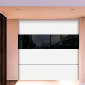 <span class=keywords><strong>Puerta</strong></span> de <span class=keywords><strong>garaje</strong></span> automática de aluminio negro moderno listón de montaje empotrado australiano con <span class=keywords><strong>motor</strong></span> de rejilla precio al por mayor para villas - Product Image 1