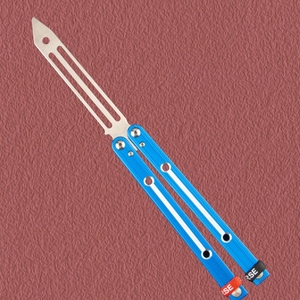 Cuchillo de práctica de mariposa con mango de aluminio, cuchillo de mariposa, cuchillo de mariposa de tiburón armado, entrenador, diseños geniales - Product Image 6