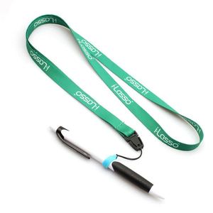 Wholesale Design Sublimation <b>Polyester</b> Personalized Silicone Ring Pen Holder Neck <b>Lanyard</b> with logo - Product Image 6
