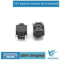 TTC Square Mouse Microswitch pour IE4 Thunder Shark Extreme Action Viper Center Key Round Head sans meulage
