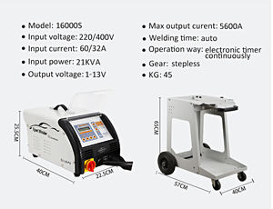 FUNISI製 ファクトリー卸売 1600S デントプーラー機 | 車体修理用スポット溶接機 - Product Image 3