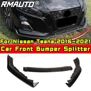 <b>For</b> Nissan Altima Teana 2016-2021 Body Kit Bumper Apron Glossy Black Sport Style Front Bumper Splitter <b>Diffuser</b> <b>Car</b> Accessories - Product Image 1