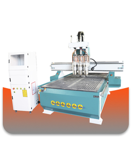 Khí nén đa Đầu Gỗ <span class=keywords><strong>CNC</strong></span> Router với 4 cọc <span class=keywords><strong>CNC</strong></span> MDF quá trình máy 3 đầu <span class=keywords><strong>CNC</strong></span> khoan cắt 1300*2500 Router - Product Image 6
