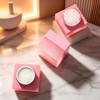 Pot à crème triangulaire en verre 30g/50g, flacon de sérum/lotion 100ml/120ml, emballages cosmétiques pour échantillons de soins de la peau