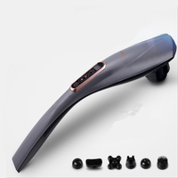 Infrarot-Heizmassagegerät aus Kunststoff mit Leistungsstarker Vibration, Elektrischer Handmassagehammer mit Zeitsteuerung