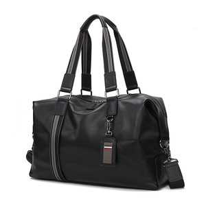 Genuine Cowhide Leather Duffel <b>Bag</b> Large <b>Weekender</b> Capacity Travel Crossbody Gym Handbag Gym Duffel Short Trip - Product Image 5