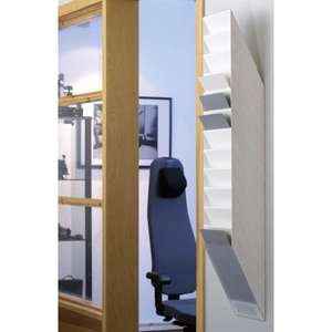 DURABLE-Expositor de pared 1709763060 Flexiboxx 12 A4, tamaño A4, 12 compartimentos, 240x1115x135mm - Product Image 5