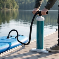 Pompe à air manuelle haute pression 6L, pompe à main portable pour SUP, kayak gonflable, lit, piscine, canapé, tente