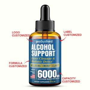 Integratore Personalizzato per la Pulizia Profonda del Fegato, Gocce Liquide con Cardo Mariano, Estratto di Carciofo, Zenzero e Curcuma - Product Image 5