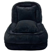Style japonais nouveau design Durable toutou une personne Compression mousse canapé tissu pliable meubles de maison pour salon