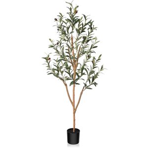 Artificial Olive Tree 4.01ft Fake Olive Tree <strong>Large</strong> Faux <strong>Plants</strong> Indoor Silk Wedding Plastic Simulation Tree <strong>Artifical</strong> <strong>Plant</strong> Tall - Product Image 3