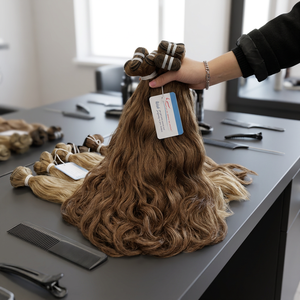 Cabello Humano Vietnamita 100% Natural Ondulado Marrón de Fábrica Directa, Listo para Enviar, Tono Radiante, Anti-Caída, con Volumen - Product Image 4