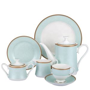 24pcs <b>Tea</b> <b>Set</b> New Bone <b>China</b> New Design Classic Round Shape Customized logo - Product Image 5